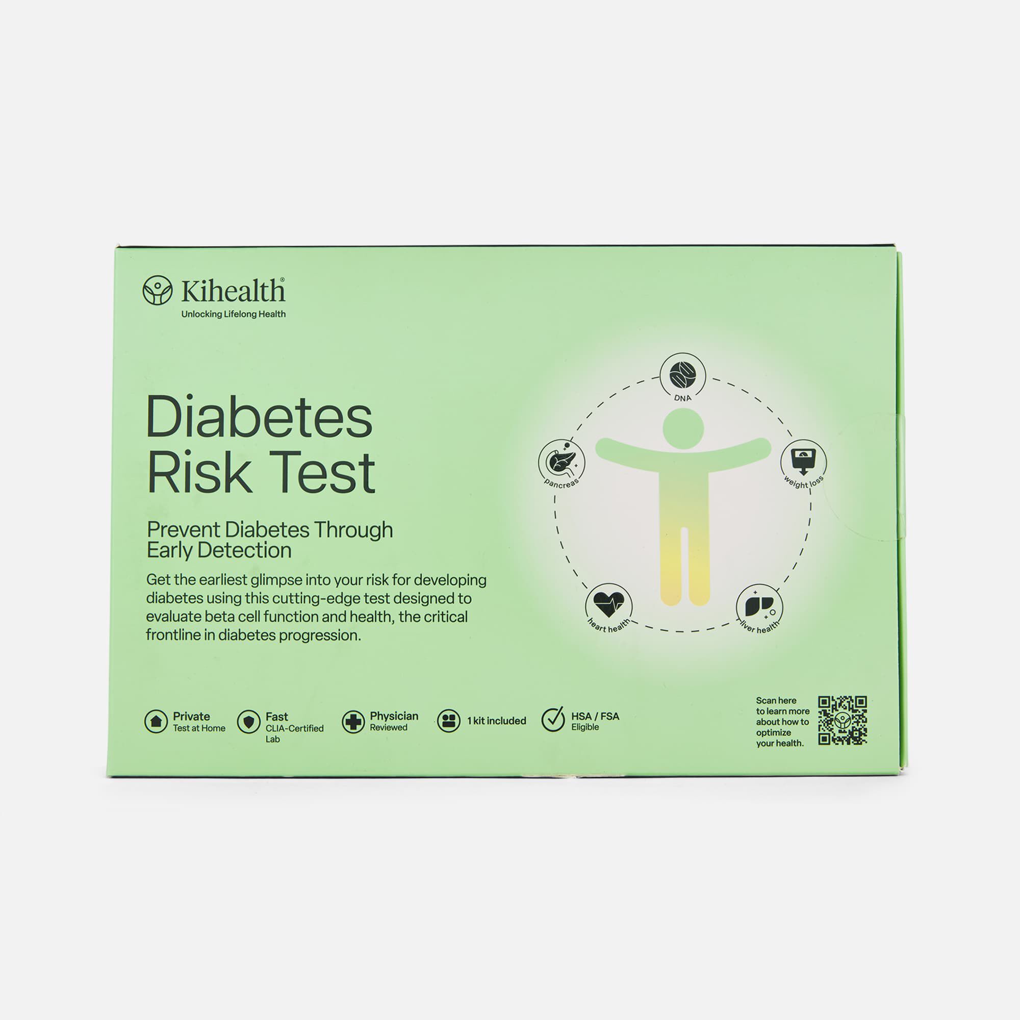 Kihealth Diabetes Risk Test - Earliest Detection Test for Diabetes, , large