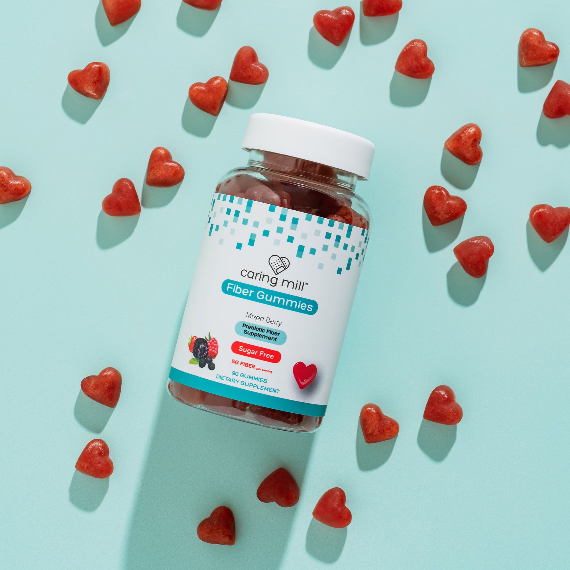 Caring Mill™ Fiber Gummy Vitamins, 90 ct., , large