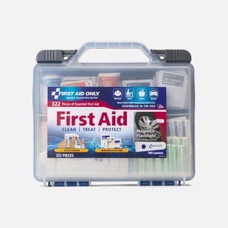 First Aid Only Clear Cover Intermed First Aid Kit with Light, 322 pc., , large