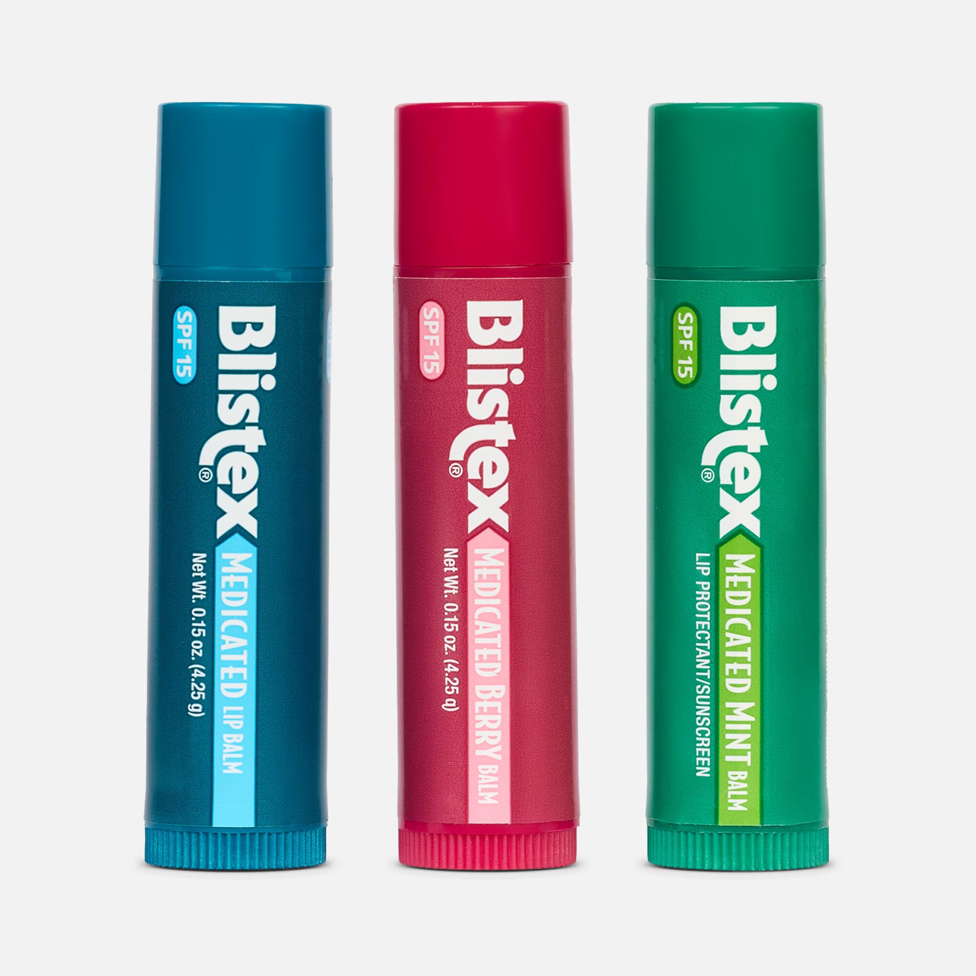 Blistex Assorted Medicated Lip Balm - 3 Pack, , large