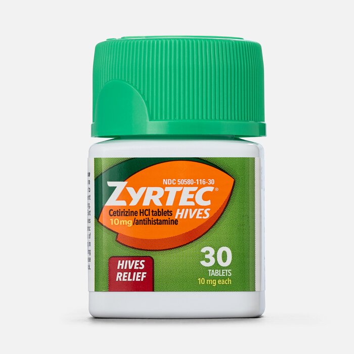 Zyrtec Hives Itch Relief 10 MG Tablets, 30 ct., , large