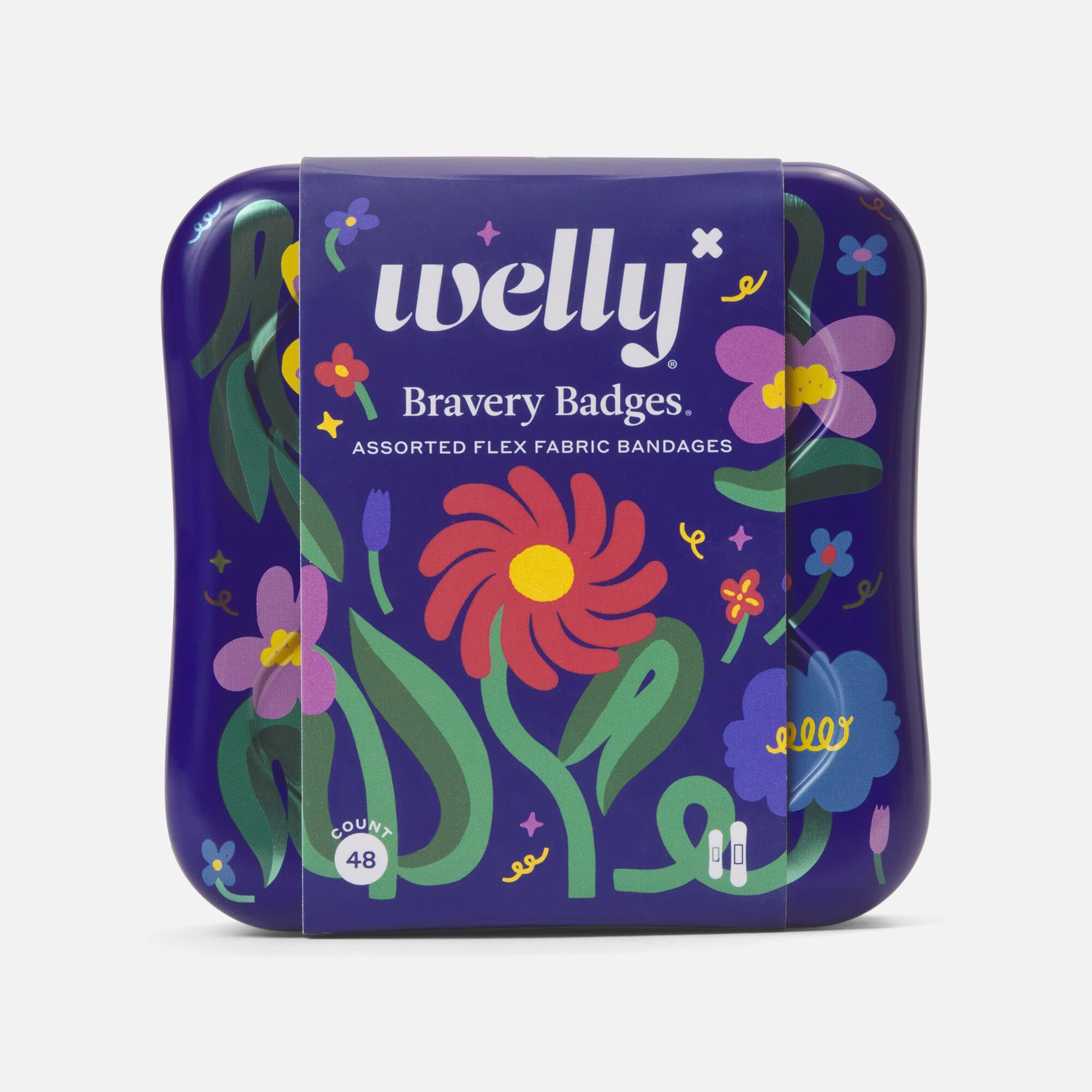Welly Bravery Bandages Wonderland Floral, 48 ct., , large