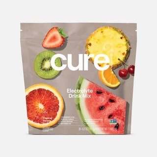 Cure Hydrating Electrolyte Drink Mix Pouches, Tropical Variety Pack, 28 ct.