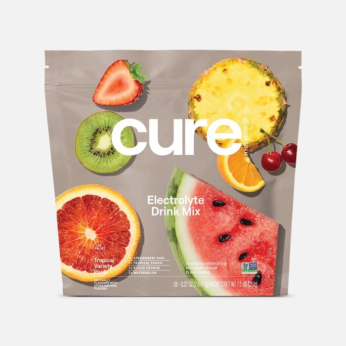 Cure Hydrating Electrolyte Drink Mix Pouches, 28 ct., , large