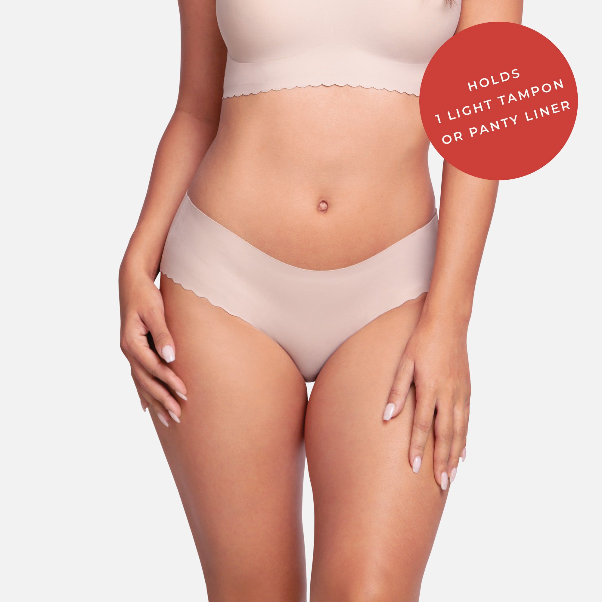 Proof® Period Underwear - Everyday Panties (1 Light Tampon/Panty Liner), , large