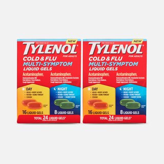 Tylenol Cold & Flu Multi-Symptom Day & Night Liquid Gels, 24 ct. (2-Pack), , large