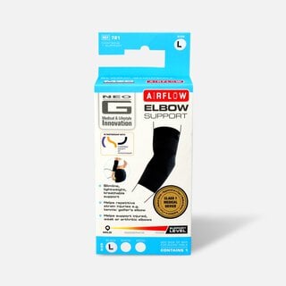 Neo G Airflow Elbow Support, Black, Large