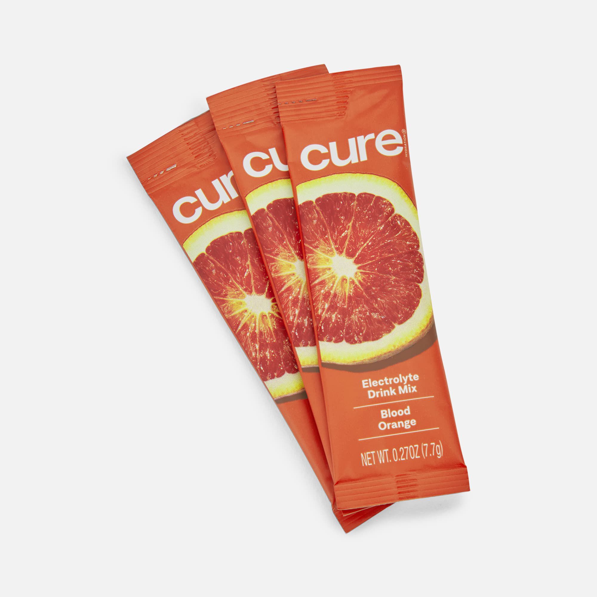 Cure Hydrating Electrolyte Drink Mix Pouches, 14 ct., , large