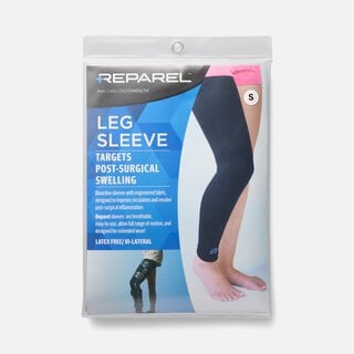 Reparel Leg Sleeve, Black, , large