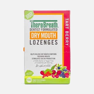 TheraBreath Dry Mouth Lozenges, Tart Berry, 100 ct.