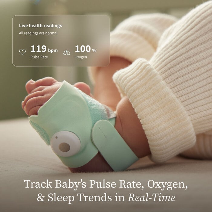 Owlet Dream Duo Complete Baby Monitoring System, Mint, large