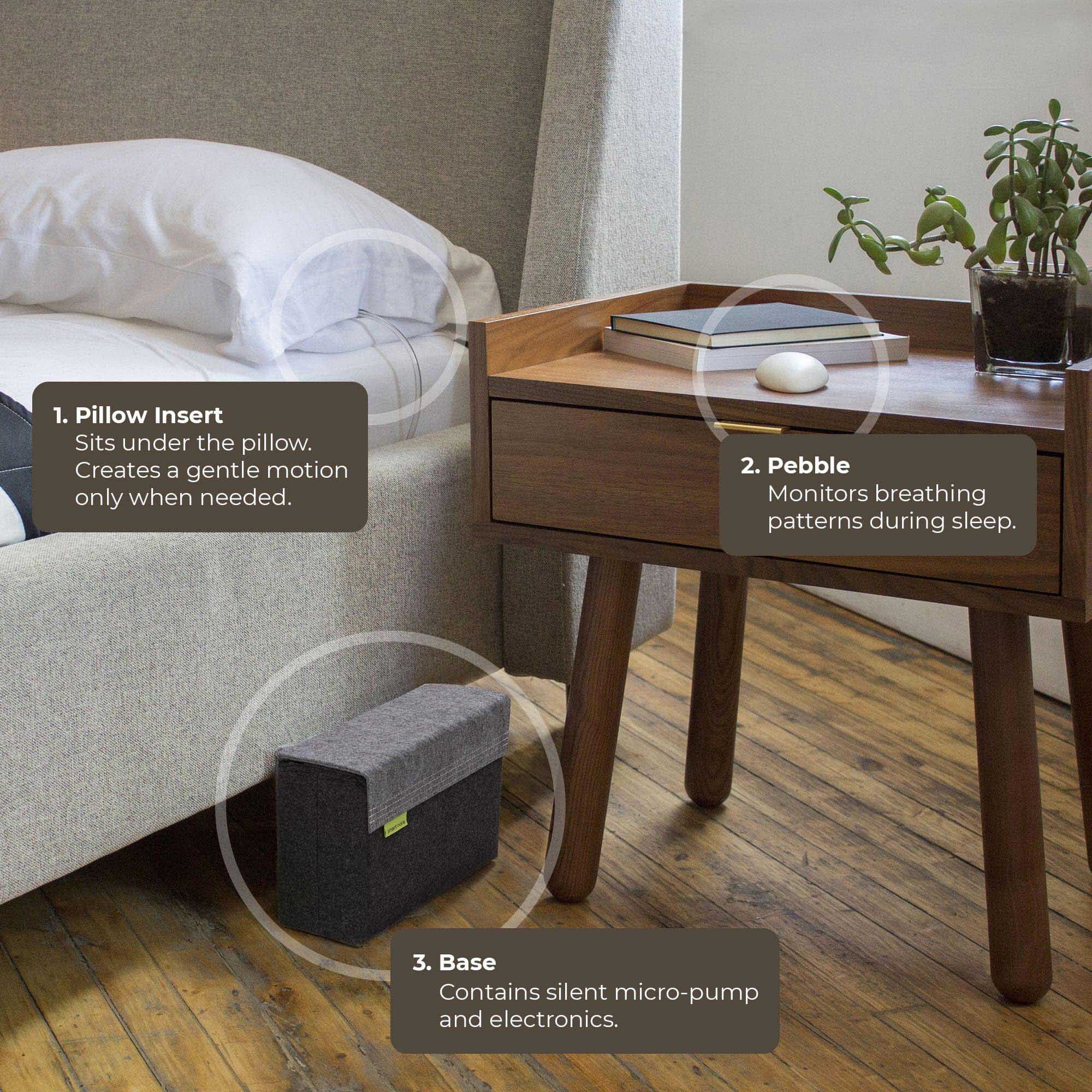 Smart Nora Contact-Free, Hassle-Free Anti-Snore Device, , large