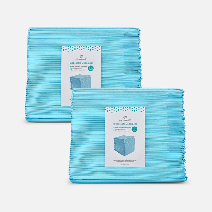 Caring Mill™ Disposable Underpads, 23" x 36", 50 ct. (2-Pack), , large