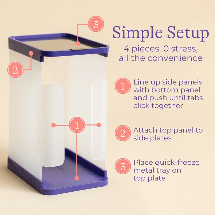 Lansinoh Breastmilk Bags Storage Container, , large