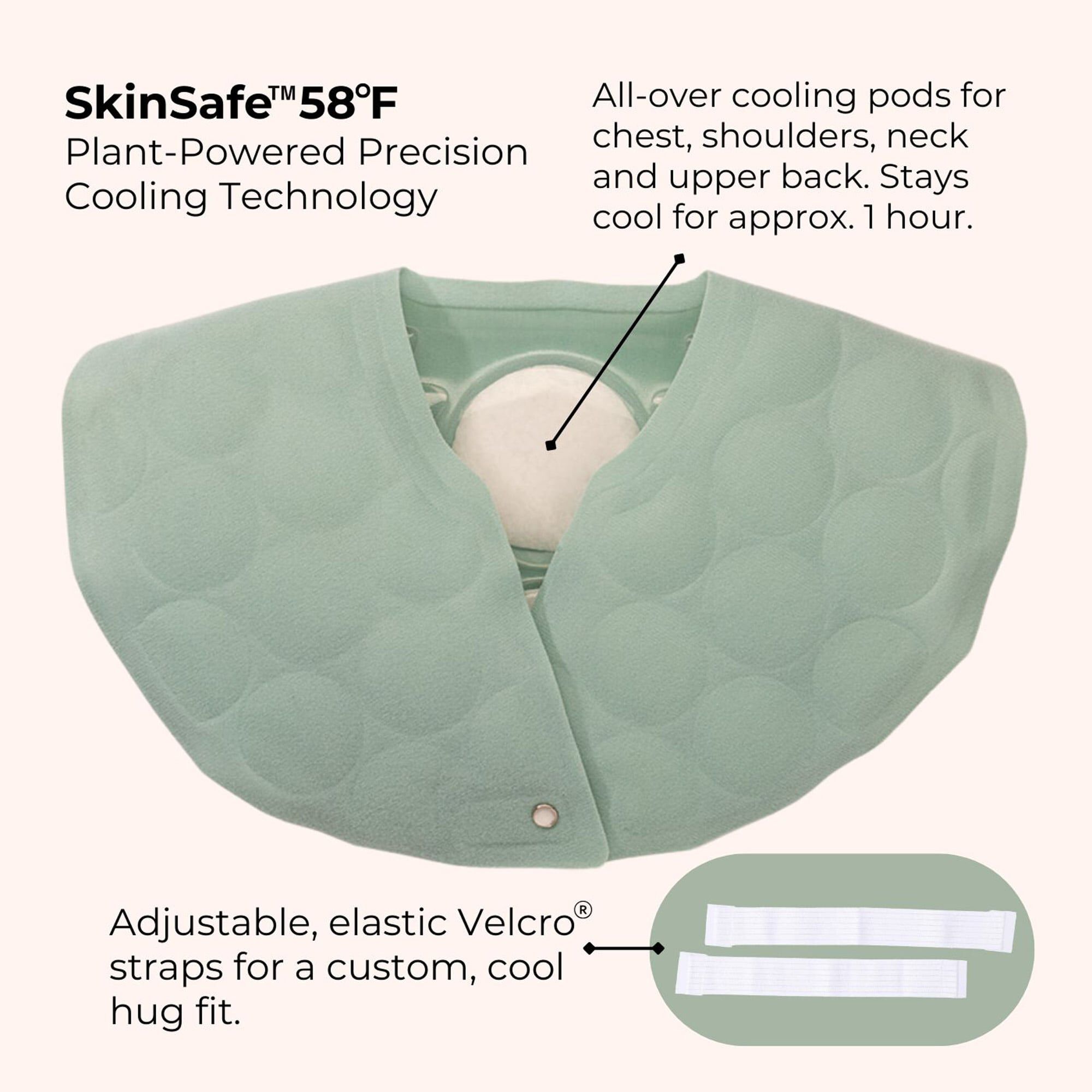 Opal Cool Wrap, Hot Flash Cape, , large