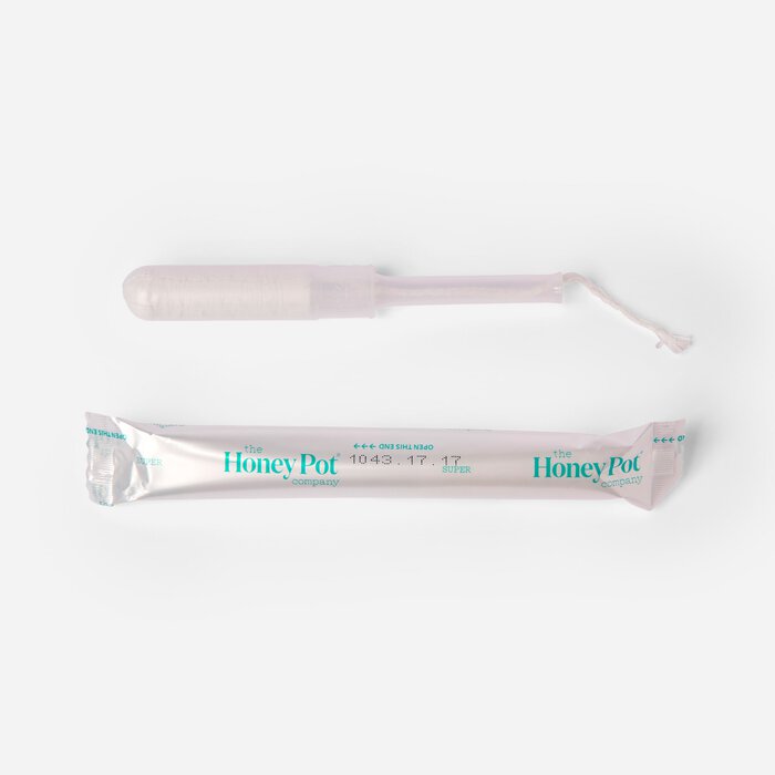 The Honey Pot Organic Cotton BPA Free Applicator Tampon, , large