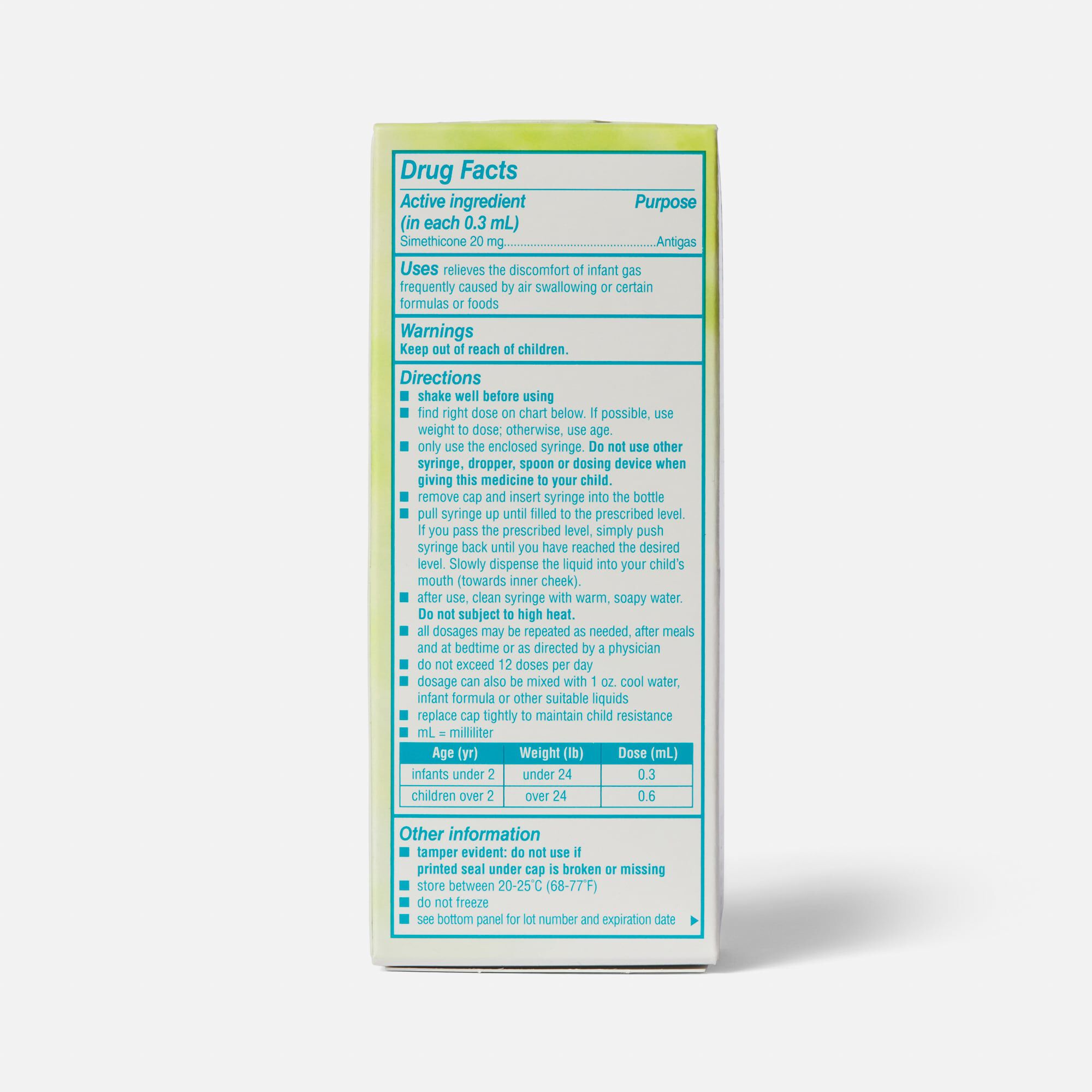 Mylicon Infant Gas Relief Drops, Dye Free, 1.0 fl oz., , large