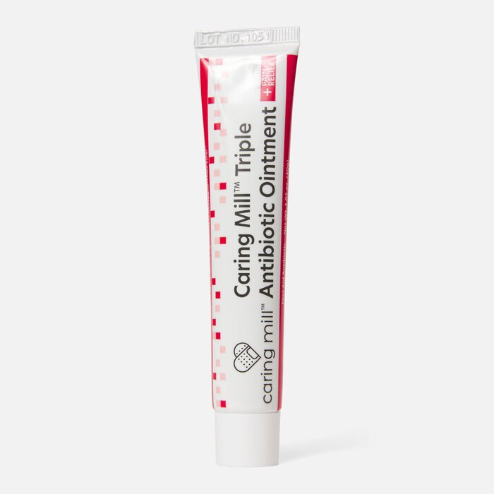 Caring Mill™ 3x Antibiotic Ointment Plus Pain Relief 1 oz., , large