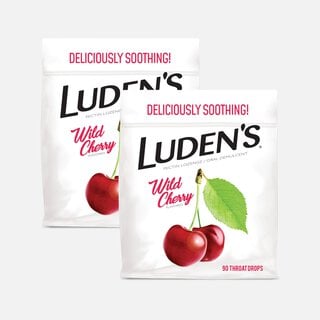Luden's Wild Cherry Throat Drops, 90 ct. (2-Pack), , large