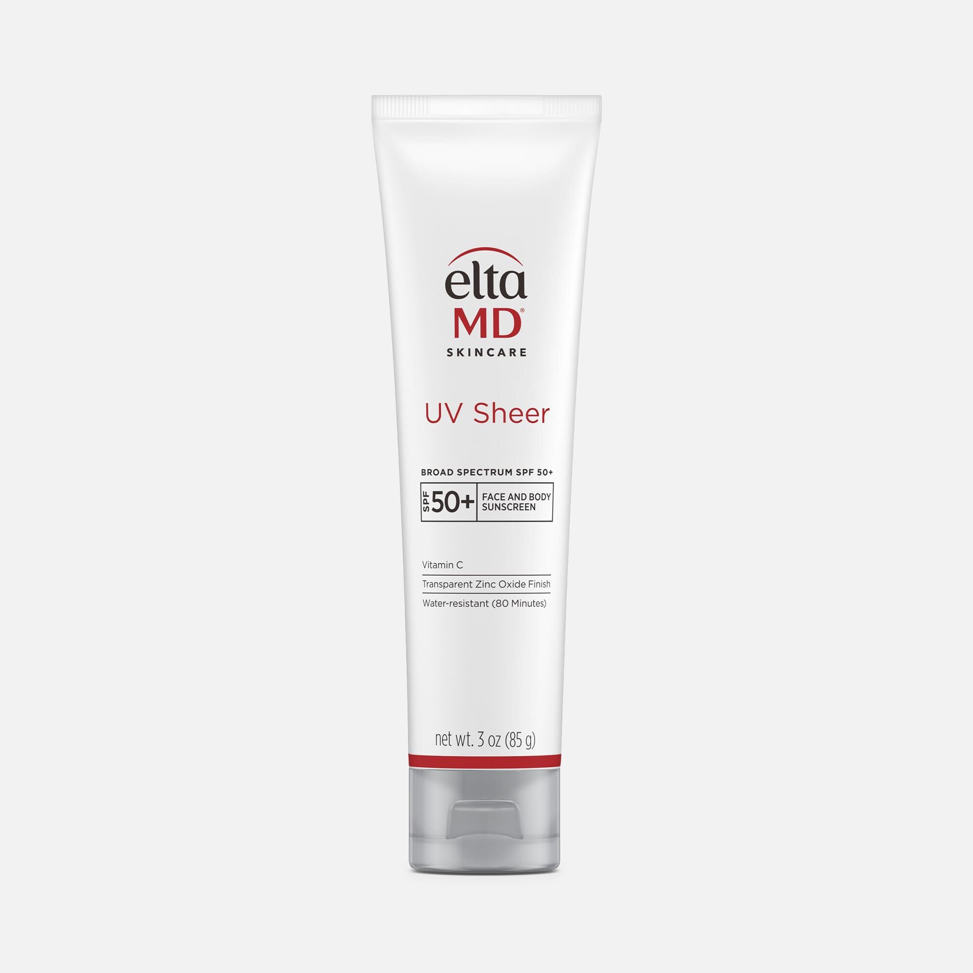EltaMD UV Sheer Broad-Spectrum Zinc Oxide Face & Body Sunscreen, SPF 50+, , large