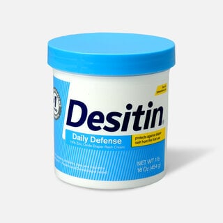 Desitin Daily Defense Zinc Oxide Diaper Rash Cream Jar, 16 oz., , large