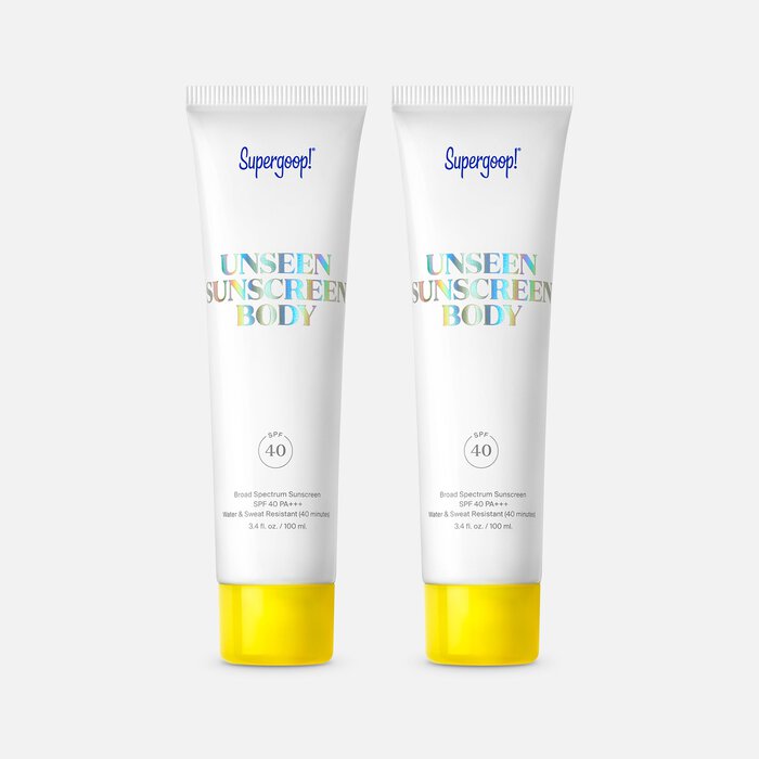 Supergoop! Unseen Sunscreen Body Gel, SPF 40, 3.4 fl oz. (2-Pack), , large