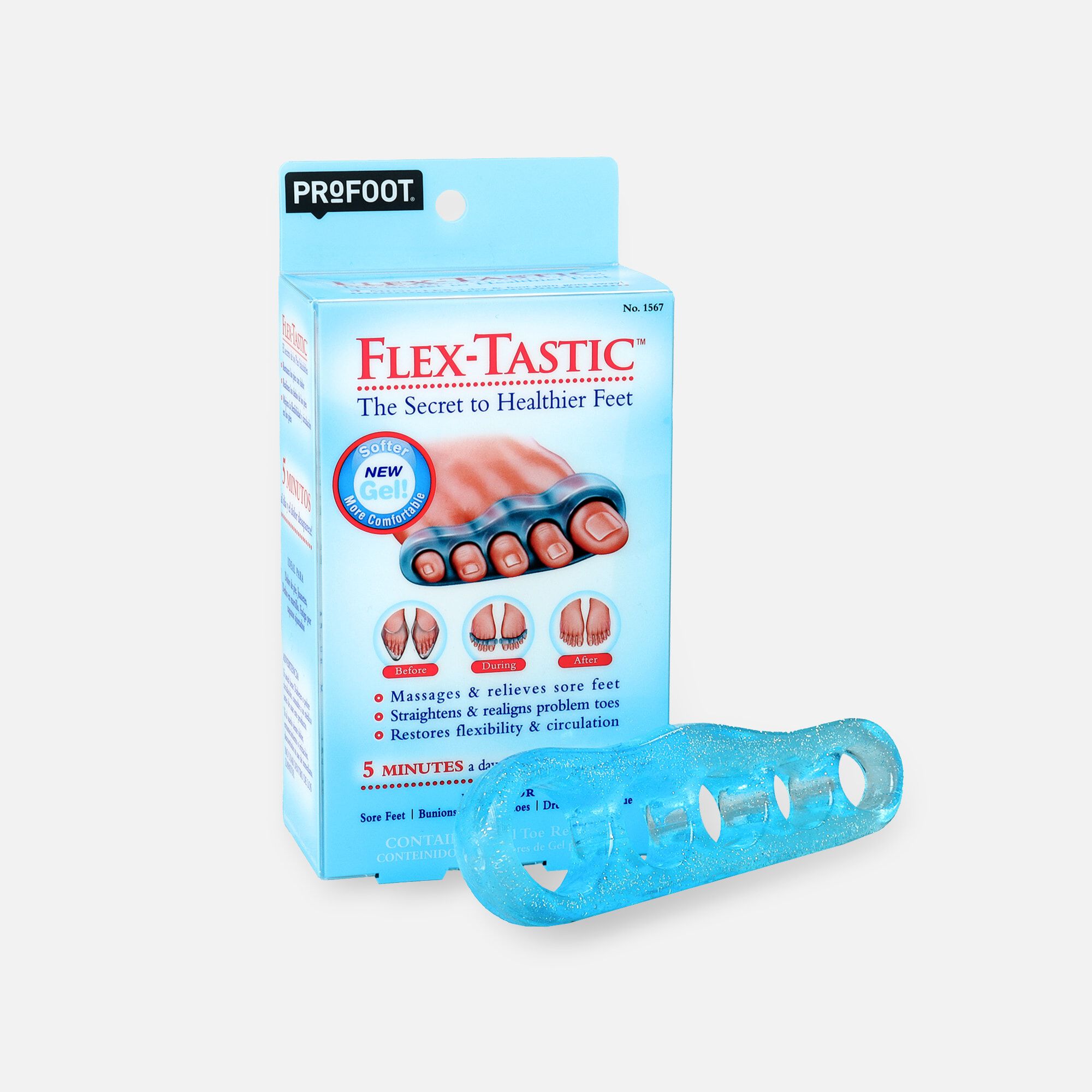 Profoot Care Flex-Tastic, Gel Toe Relaxers, , large