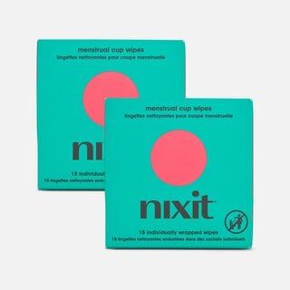 Nixit Menstrual Cup Wipes, 15 ct. (2-Pack), , large