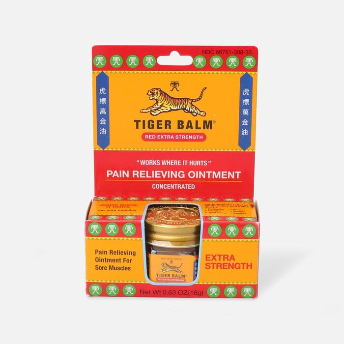 Tiger Balm Extra Strength Ointment, 18g, .63 oz., , large