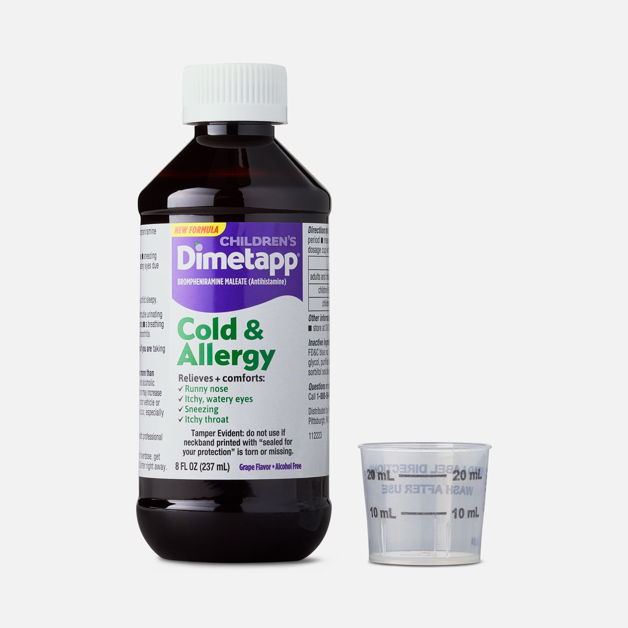 Children's Dimetapp Cold & Allergy, Grape, 8 oz., , large