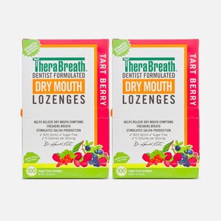 TheraBreath Dry Mouth Lozenges, Tart Berry, 100 ct. (2-Pack)