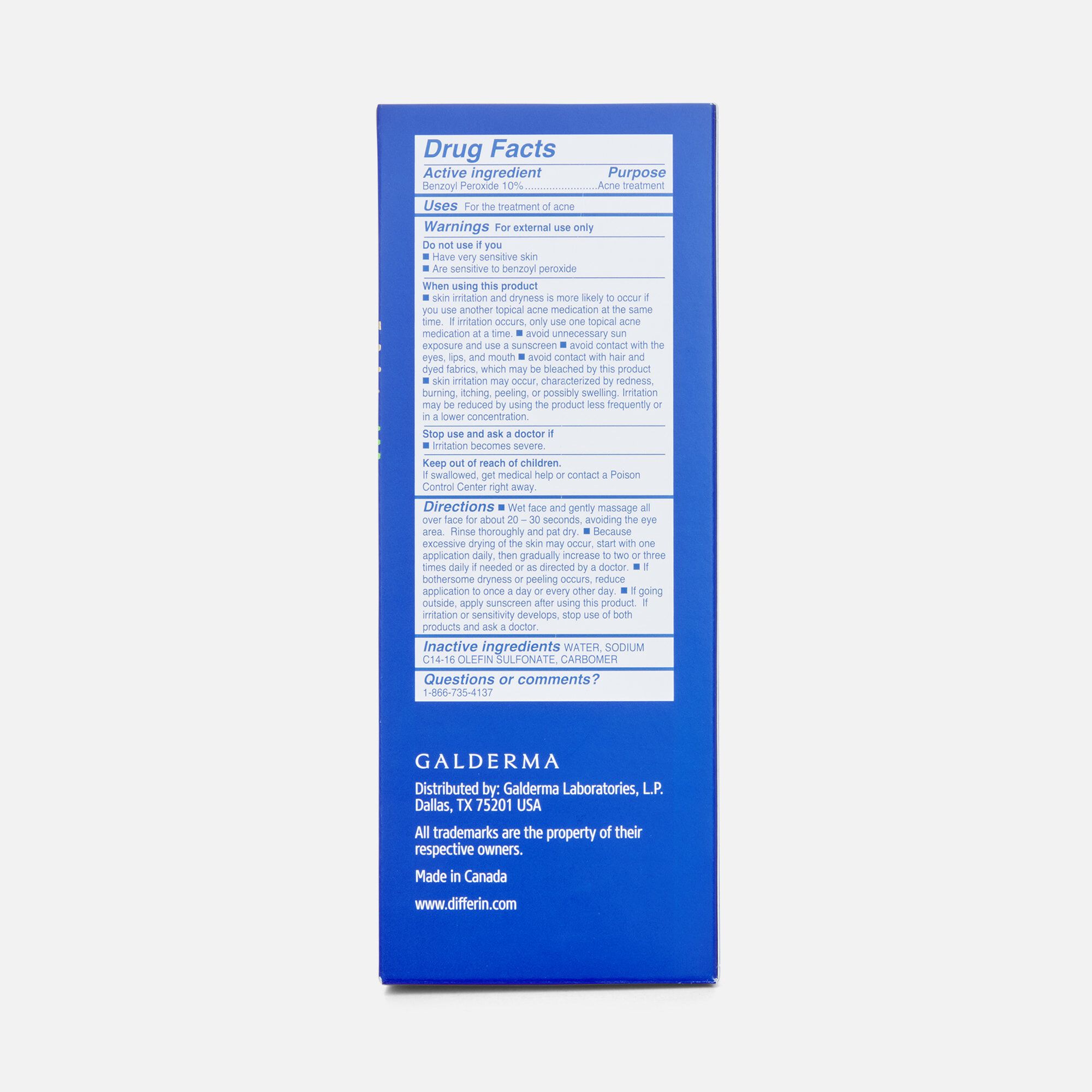 Differin Maximum Strength Acne Foaming Cleanser,  5 oz., , large