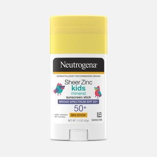 Neutrogena Sheer Zinc Kids Mineral Sunscreen Stick, SPF 50+, 1.5 oz., , large