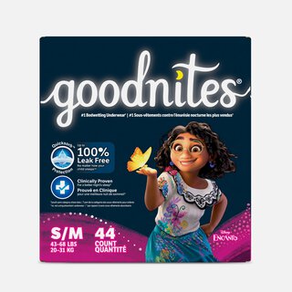 Goodnites Girls’ Nighttime Bedwetting Underwear, , large