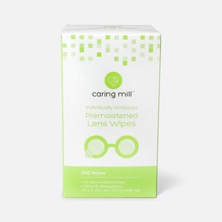 Caring Mill™ Premoistened Lens Wipes, 200 ct.