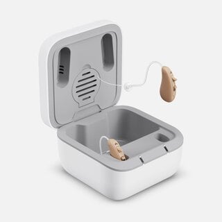 Ceretone Solid Rechargeable Behind-the-Ear OTC Hearing Aids, Pair, , large