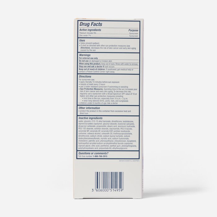 CeraVe Hydrating Mineral Face Sunscreen, 2.5 fl oz., , large