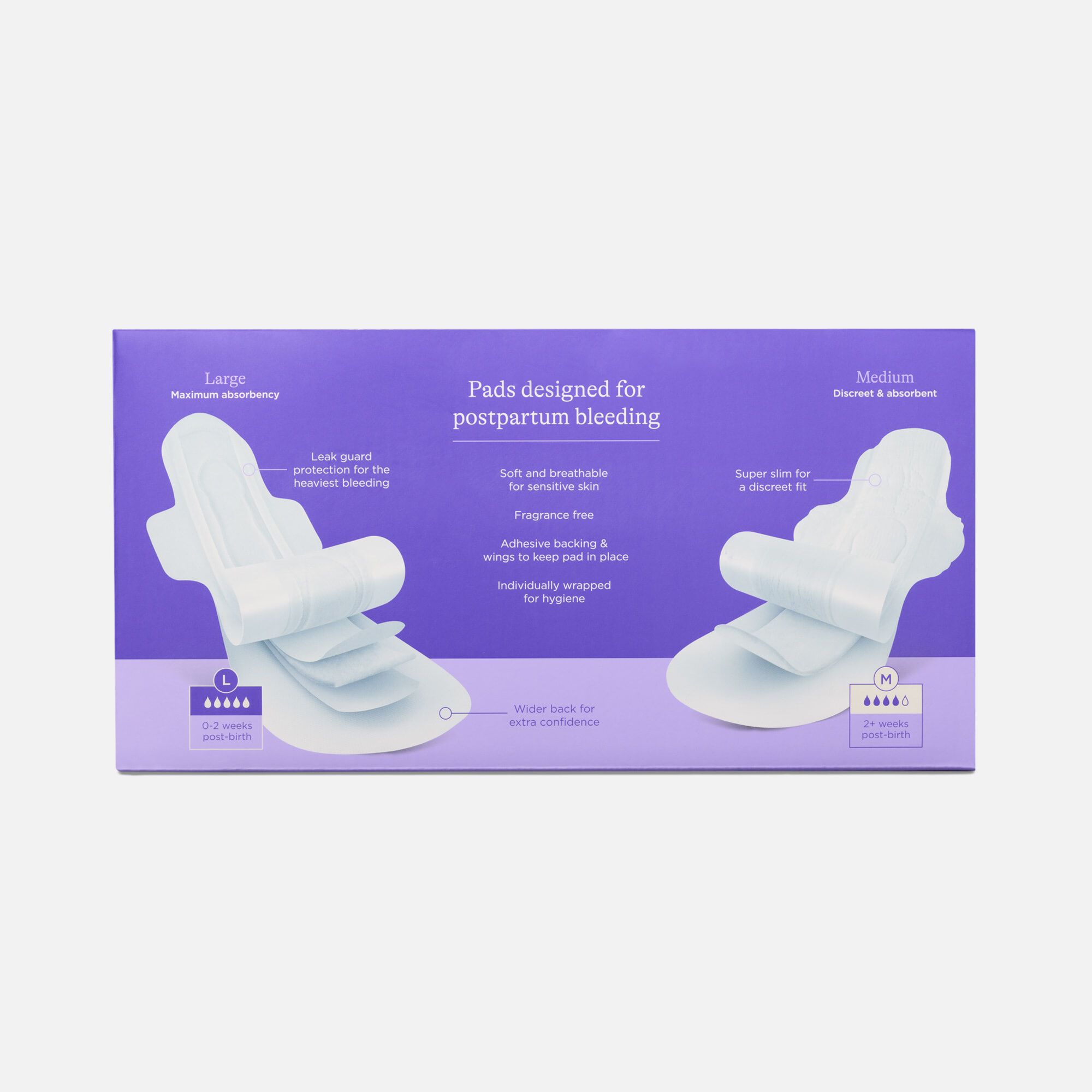 Lansinoh Postpartum Maternity Pads Bundle, 40 ct., , large