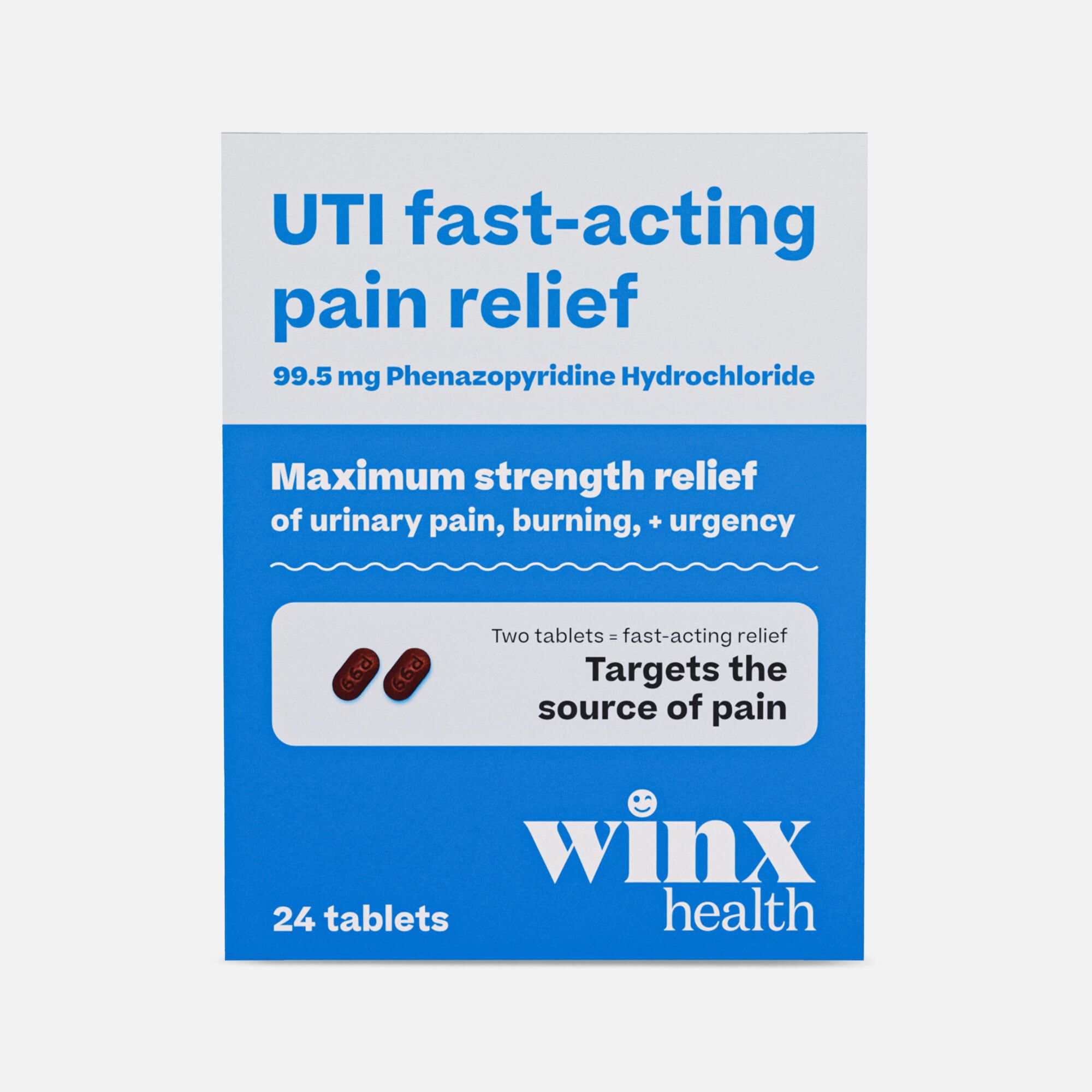 Winx Health UTI Fast-Acting Pain Relief, 24 ct., , large
