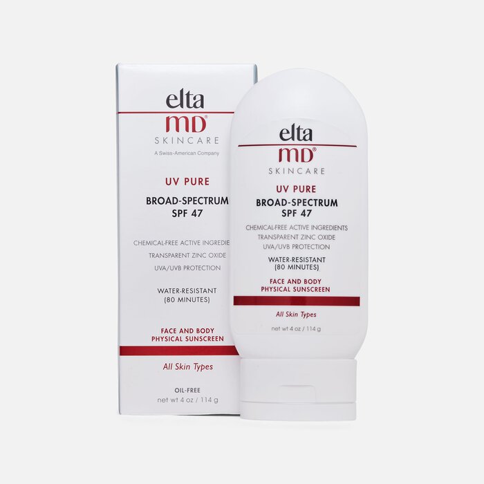 EltaMD UV Pure Broad-Spectrum Mineral Face & Body Sunscreen, SPF 47, 4 oz., , large