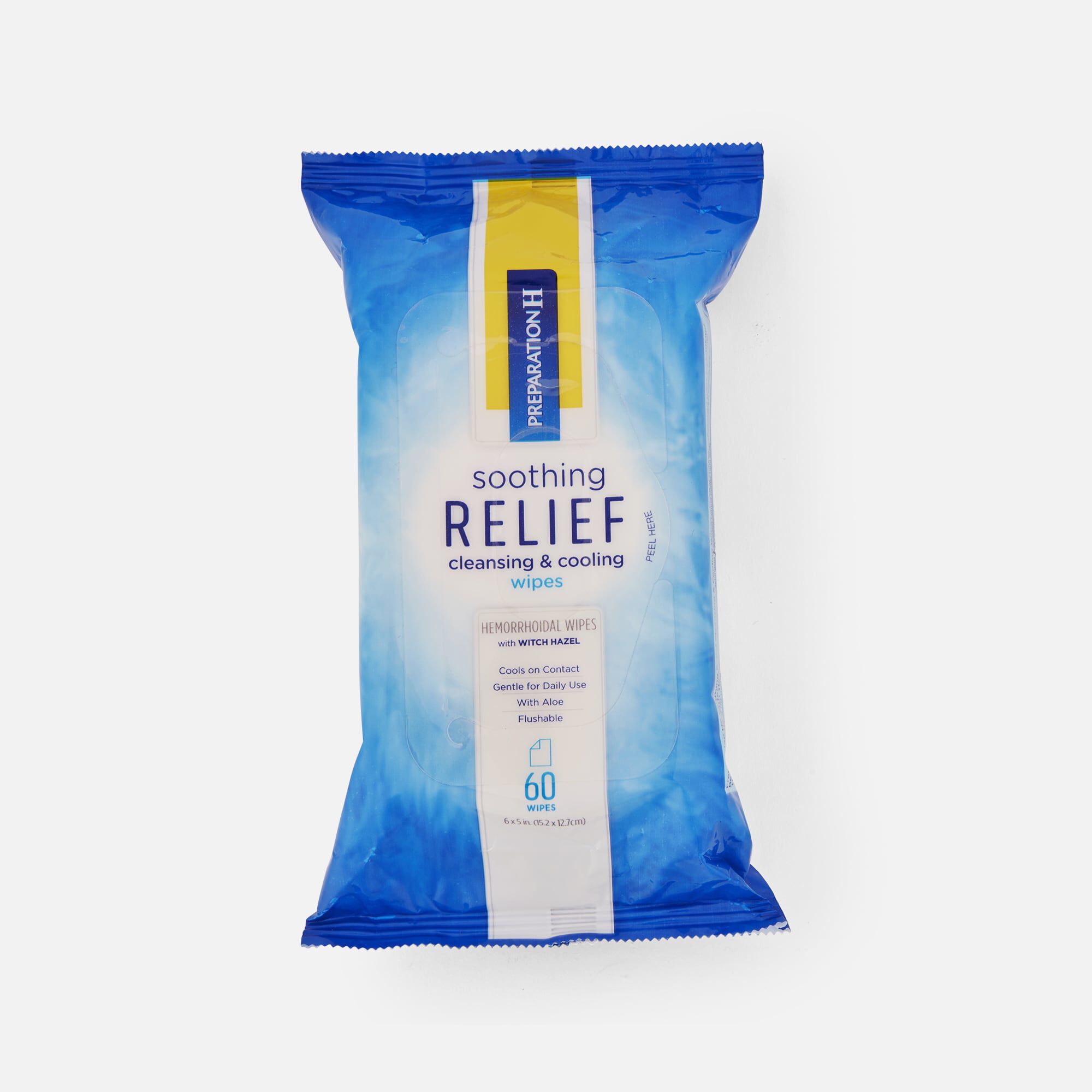 Preparation H Soothing Relief Cleansing & Cooling Wipes, 60 ct., , large