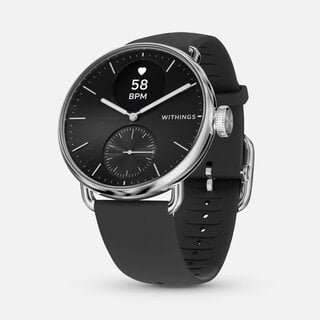 Withings ScanWatch 2 Smart Wearable Health Tracker, Black, 38mm, , large