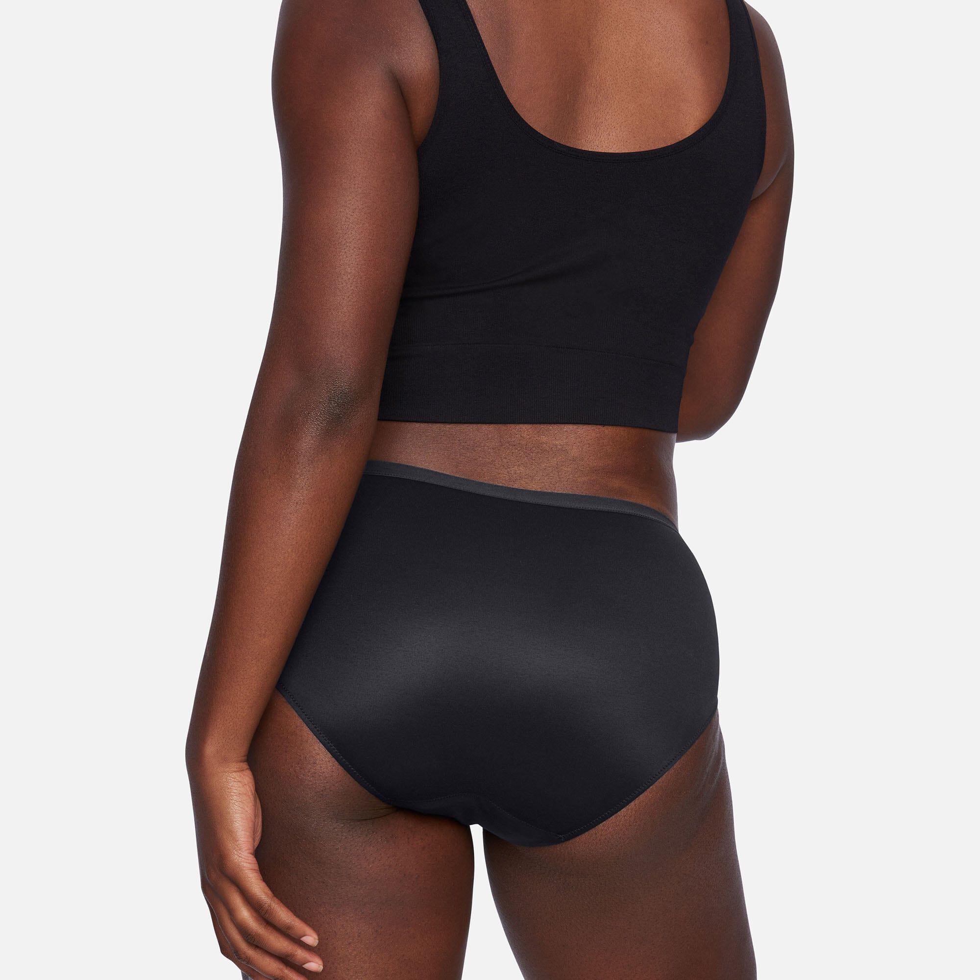Thinx For All Leaks Signature Very Light Hiphugger Incontinence Underwear, Black, , large