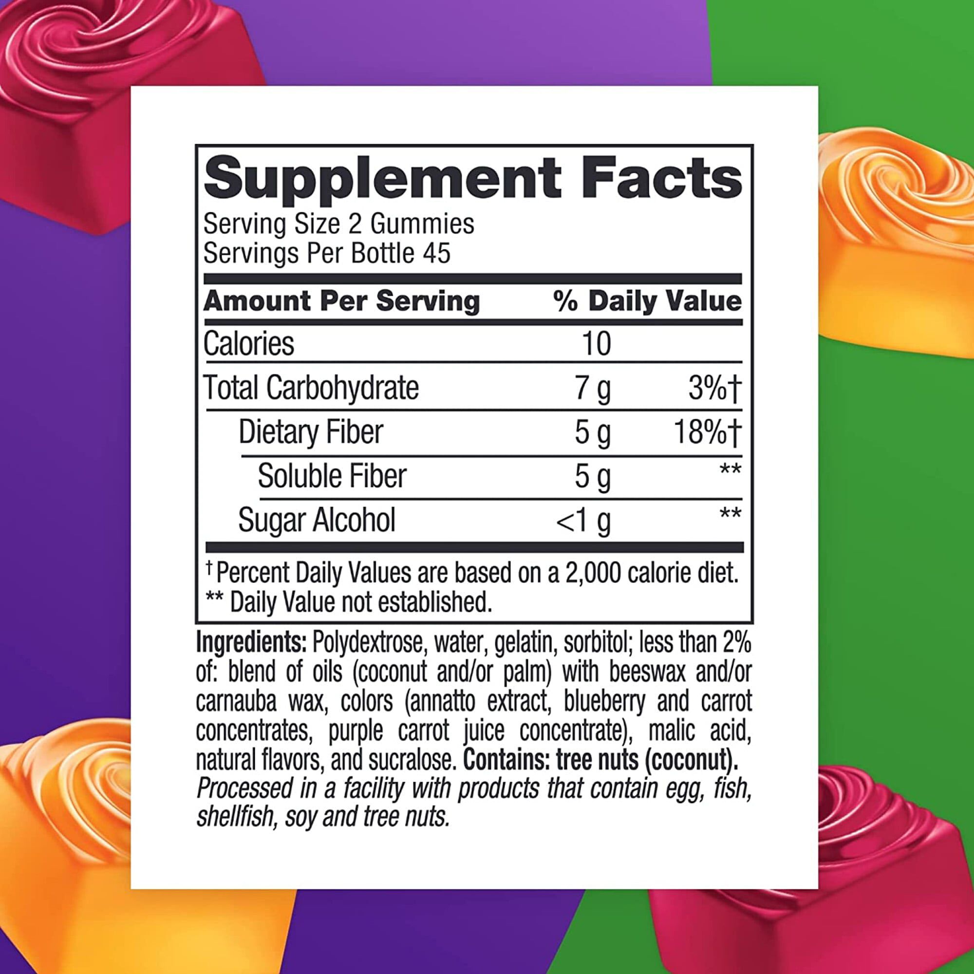 Vitafusion Fiber Well Gummies, Sugar-Free, 90 ct. (2-Pack), , large