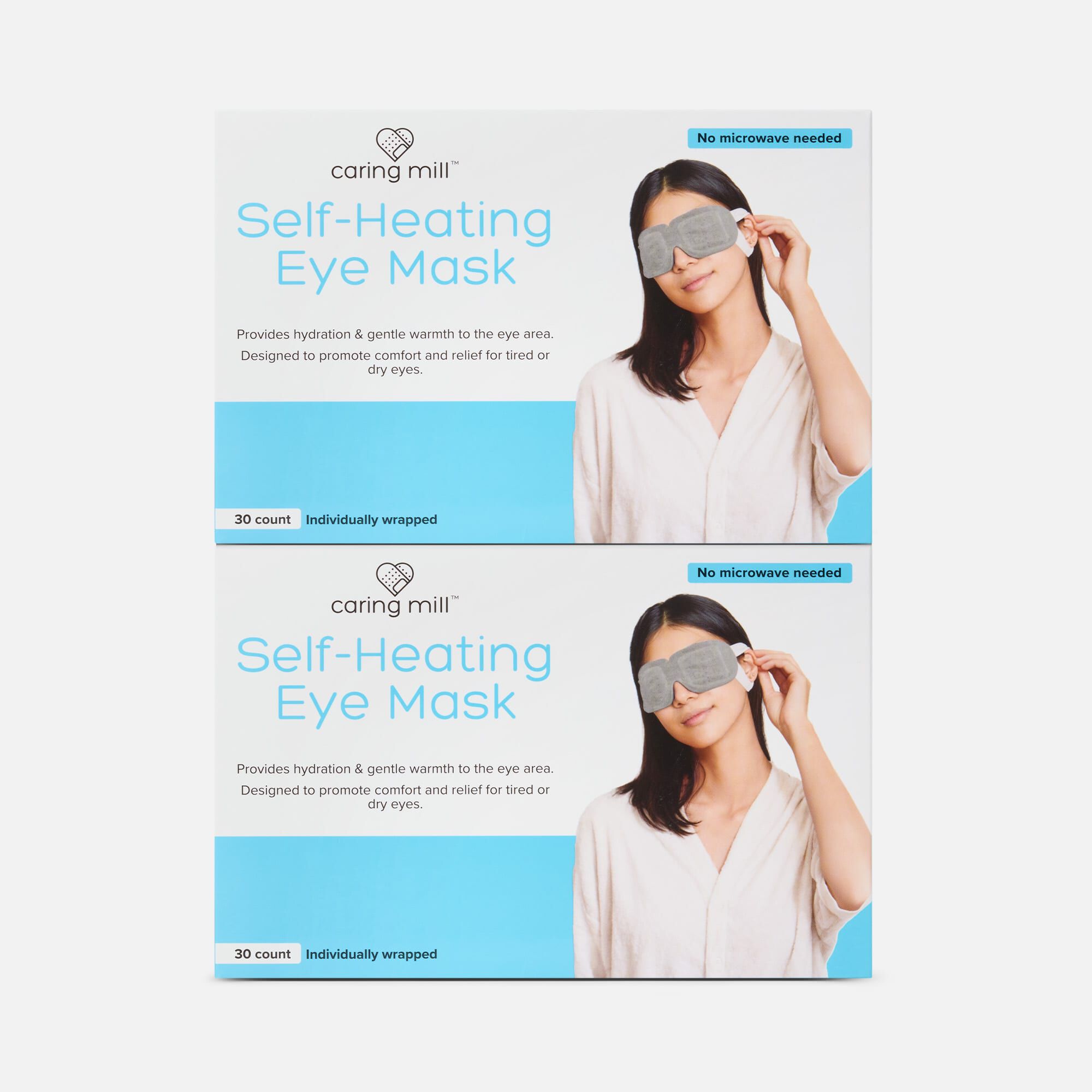 Caring Mill™ Self-Heating Eye Mask, 30 ct.  (2 pack)