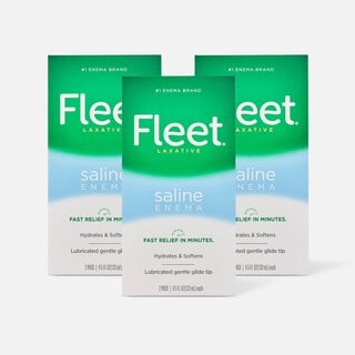Fleet Enema, Ready-to-Use Saline Laxative (3-Pack), , large