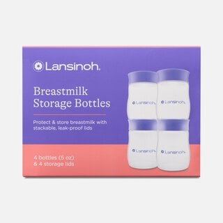 Lansinoh Milk Storage Bottles, 4 ct., , large