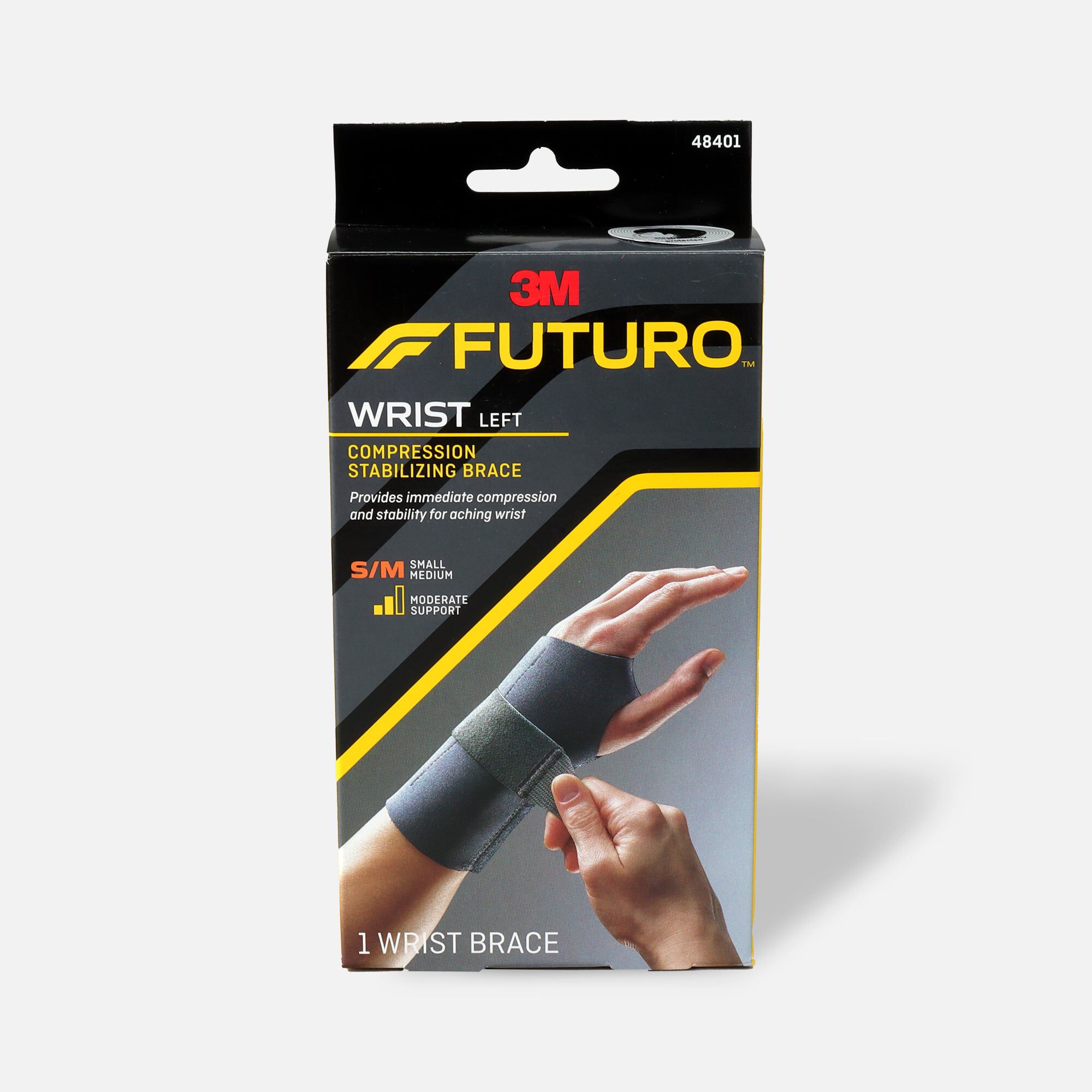 FUTURO Energizing Wrist Support, Left, S/M, , large