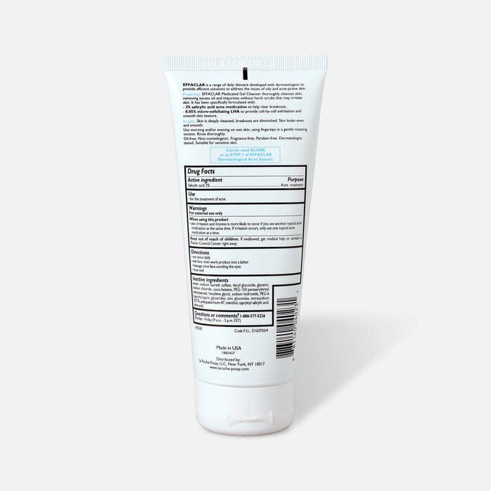 La Roche-Posay Effaclar Medicated Gel Acne Cleanser, 6.76 oz., , large