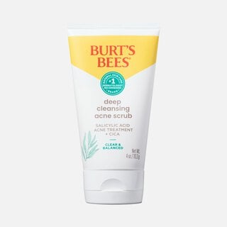 Burt's Bees Clear and Balanced Deep Cleansing Acne Scrub, 4 oz., , large